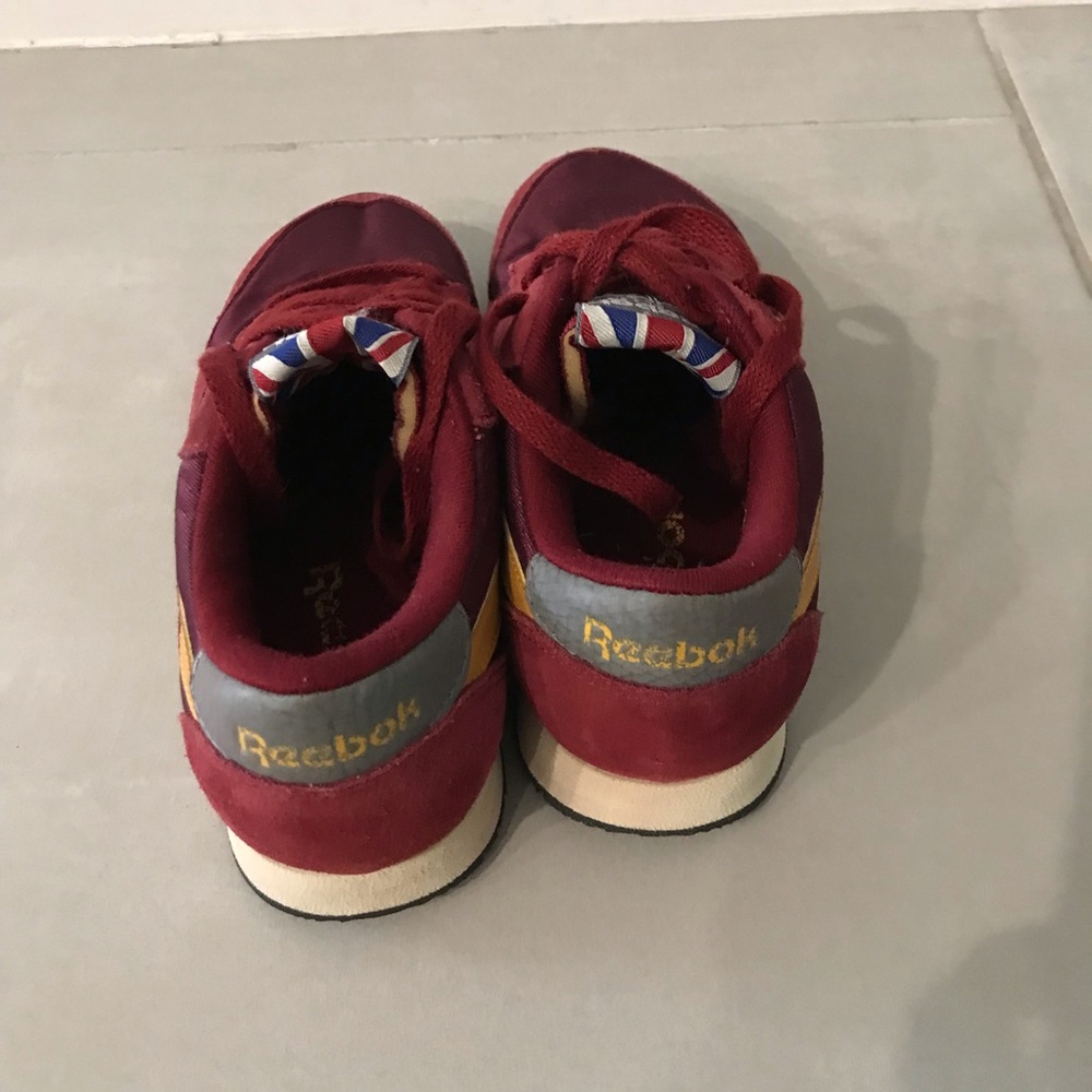 REEBOK Kids Unisex Burgundy Suede Fabric Mix Sneakers  | 5 - Picture 6 of 14